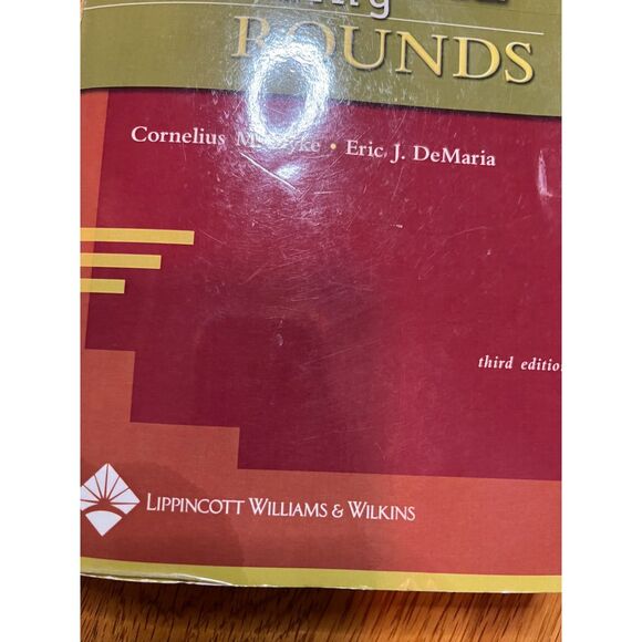 Surgical Attending Rounds by Corneliue‎ M. Dyke Eric DeMaria Excellent - Picture 3 of 4